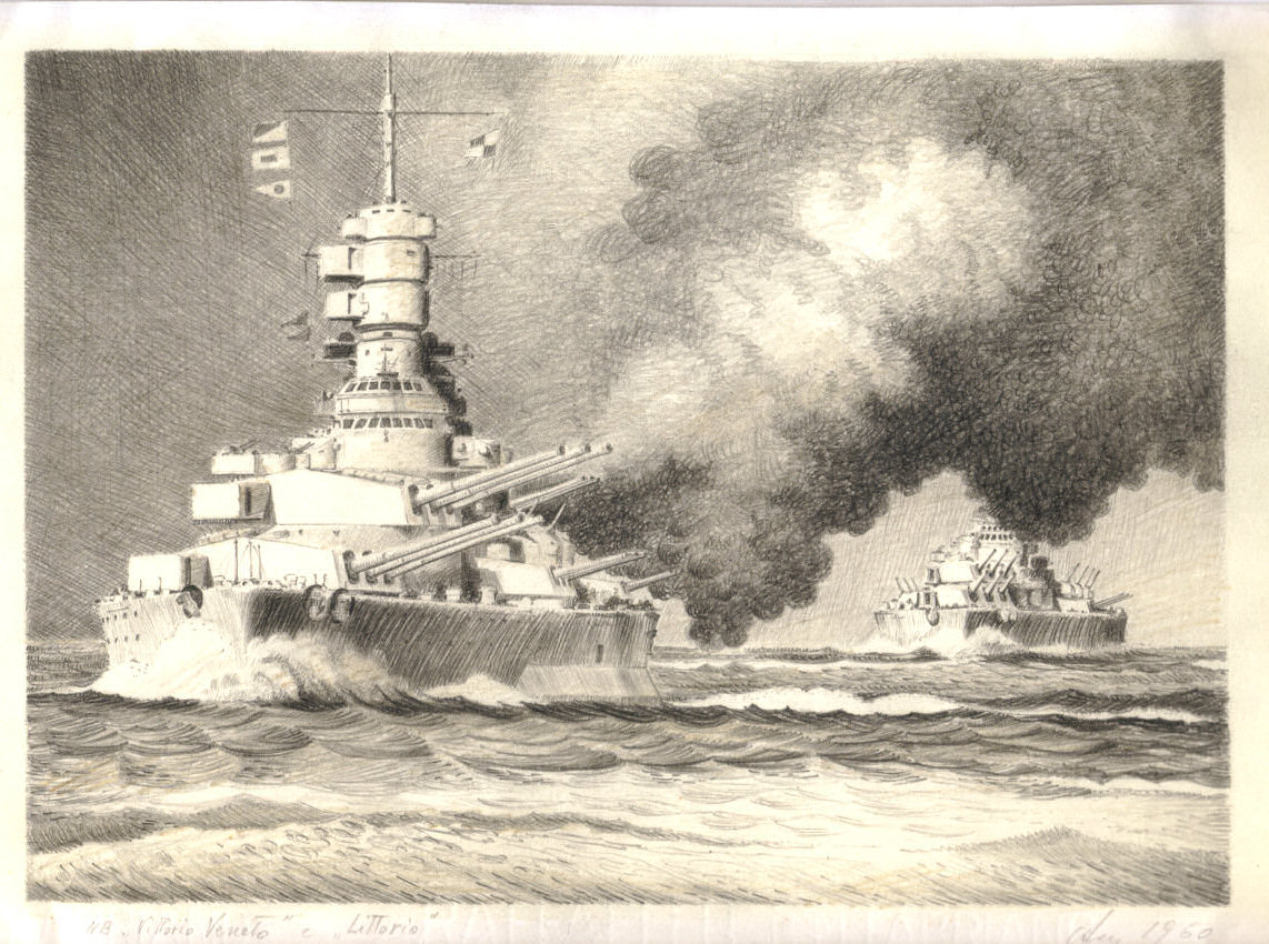 1940 - Navi da battaglia 'Vittorio Veneto' e 'Littorio'